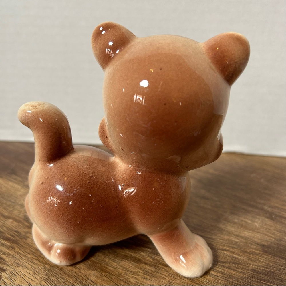 Lot Of 3 Vintage Porcelain Animal Figures Japan Terrier Dog Pig Cat 1940’s - Picture 5 of 12